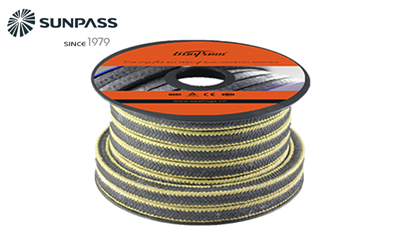 Pengepakan PTFE Serat Aramid Grafit